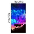 thumbnail image 3 of Fnochy Oversized Beach Towel Sandproof Lightweight Microfiber Quick-Dry Compact Travel Towel for Pool, Camping, Yoga, Gym & Outdoor Activities, 3 of 5