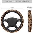 thumbnail image 3 of Animal Leopard Print Steering Wheel Cover Non-Slip Elastic Universal Accessories Fit Suvs Vans Sedans Cars Trucks Decor, 3 of 7