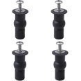 thumbnail image 1 of Paquete de 6 tornillos para asiento de inodoro, accesorios para asiento de inodoro, bisagras, tornillos superiores de goma expansibles (a-1b), 1 of 2