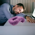 thumbnail image 4 of PENIKOKO Lap Pillow for Reading Plush Violet Nap Support Library Use 1Pcs, 4 of 6