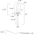 thumbnail image 6 of TrueCraftware- Set of 2 Stainless Steel Cheese Plane- Multi-Functional Cheese Slicer for All Types of Cheese Kitchen Cooking Tool Cheese Cutter for Soft Semi-Hard Hard Cheeses Kitchen Cooking Tool, 6 of 6