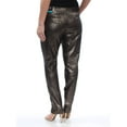 thumbnail image 3 of ALFANI $74 Womens New 1267 Black Metallic Paisley Skinny Pants 12 B+B, 3 of 3