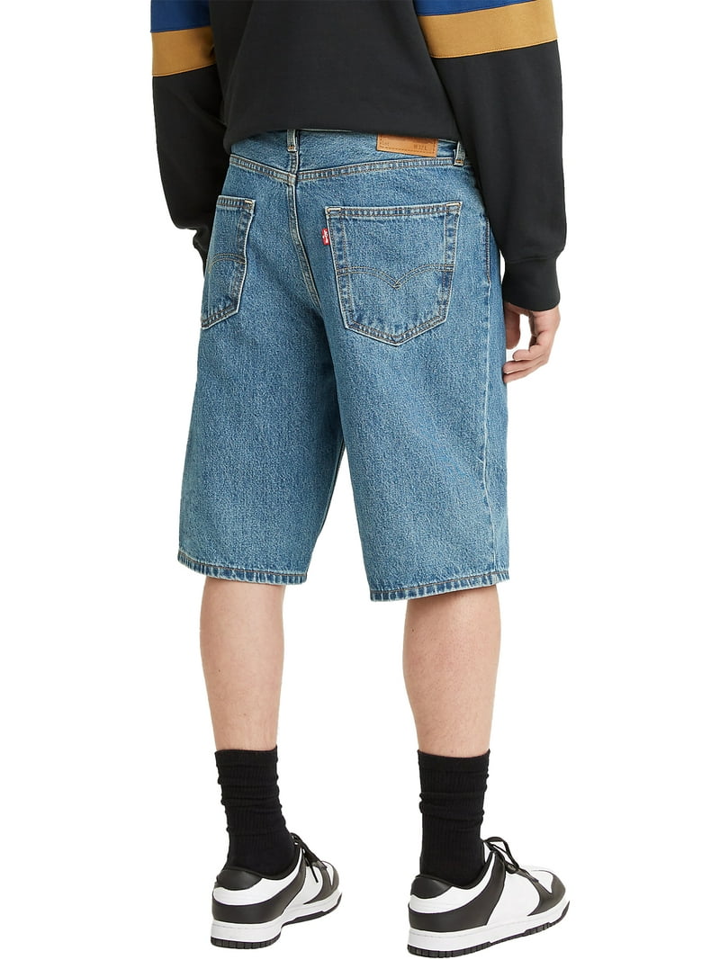 Levi's Men's 569 Denim Loose Straight Shorts, 100% Cotton, Mid