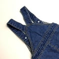 thumbnail image 4 of KIDSCOOL SPACE Baby Boys Denim Shorts,Toddler Little Girls Soft Jeans Summer Shortalls,Blue,18-24 Months, 4 of 7