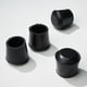 thumbnail image 3 of Naiovety 4 tapas de goma antideslizantes negras para pies de silla de amplia aplicación y práctico protector de goma 19 Type1 NO1, 3 of 6