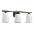 thumbnail image 6 of Zoey 3-Light Oil-Rubbed Bronze Vanity Lights With Frosted Glass Shades, 6 of 6