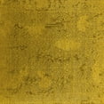 thumbnail image 1 of Ahgly Company Machine Washable Indoor Square Oriental Yellow Industrial Area Rugs, 8' Square, 1 of 4