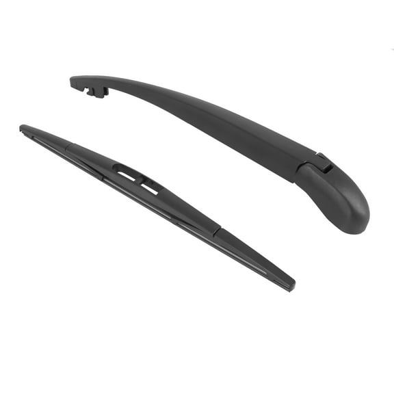 Black Rear Windshield Wiper Blade Arm Set for Mazda2 2007-2014 14 Inch 355mm