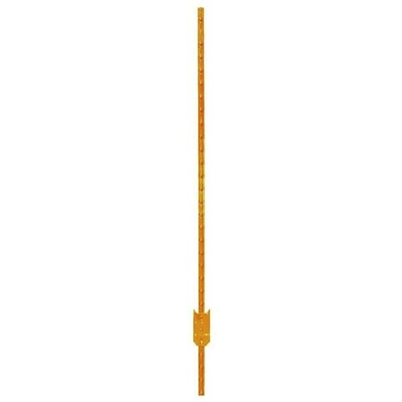 CMC Steel Orange T-Post 6.0 ft. Clips American