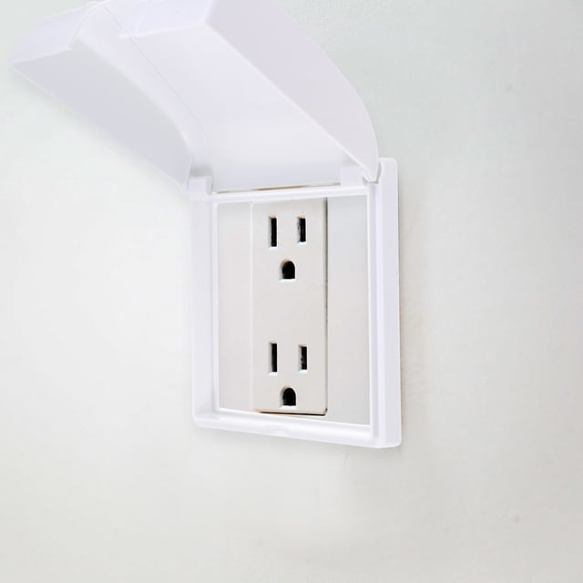 KONTONTY 4 Pcs Couvercle de Récipient en Abs pour Usage Extérieur au Jardin et au Bureau 11.8x3.9x1.8 Po