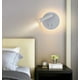 thumbnail image 3 of Lámpara de pared LED para cabecera, nueva ingeniería china, pasillo de hotel, pasillo, escalera, sala de estar, fondo, lámpara de pared (foco giratorio blanco redondo, luz blanca cálida), 3 of 5