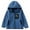 F-355Dark Blue, variant on ZHOGXU Big Girls Boys Hooded Jacket With Pocket Long Sleeve Zipper Color Block Plush Warm Lightweight Comfortable Coat For Fall Winter Daily Wear Coffee 3-4 Years