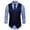 Navy, variant on TMOYZQ Men's Dress Suit Vest Formal Business Casual Slim V-neck Sleeveless Tuxedo Vests Waistcoat Jacket with Chain and Pockets for Wedding Party Prom