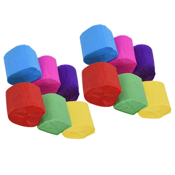 ROSENICE 12Set Party Decoration Paper Streamers for Concerts and Festivals
