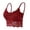 Red, variant on Women Lace Bralettes Padded Lace Bandeau Bra with Straps Strappy Cami Bra Crop Tank Top Wirefree Everyday Bra