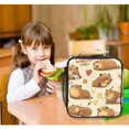 thumbnail image 6 of Haosy Cute Capybaras Doing Various Activities Reusable Lunch Box Men/Women Insulated Lunch Bag for School Picnic Travel, 6 of 6