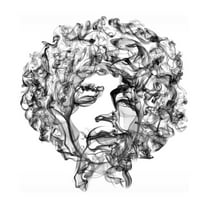 Trademark Fine Art Octavian Mielu Jimi Hendrix Canvas Wall Art - 12x19