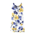 thumbnail image 4 of Enjoytime Holiday Dresses for Women Floral Printed Crewneck Sleeveless Mini Dress Summer Casual Loose Beach Vacation Dress, 4 of 5