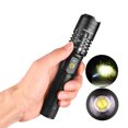 thumbnail image 1 of Dvkptbk Flashlight Xhp50 Powerful Flashlight LED Aluminum Alloy USB Rechargeable Camping Light Camping Essentials, 1 of 9