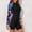 Multicolor, variant on ‌Women's Athletic Half Zip One Piece Swimsuit Tummy Control High Cut Training Surfing Wetsuit Comfortable Bathing Suit for Summer