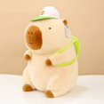 thumbnail image 1 of Poupée Capybara Véritable Poupée Jouet en Peluche Oreiller Cadeau d'Anniversaire Célébrité Internet Ragdoll DMH, 1 of 7