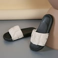 thumbnail image 4 of Amzcrzy Zapatos de mujer,Zapatos de mujer,Zapatillas de mujer, Zapatillas de verano informales y cómodas para mujer, zapatillas planas de suela suave para playa a la moda Sandalias Mujer Zapatillas D, 4 of 6