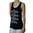 thumbnail image 2 of Shop Delfina How Much Whine Would A Wine Drinker Women's Funny Drinking Tank Top, 2 of 5