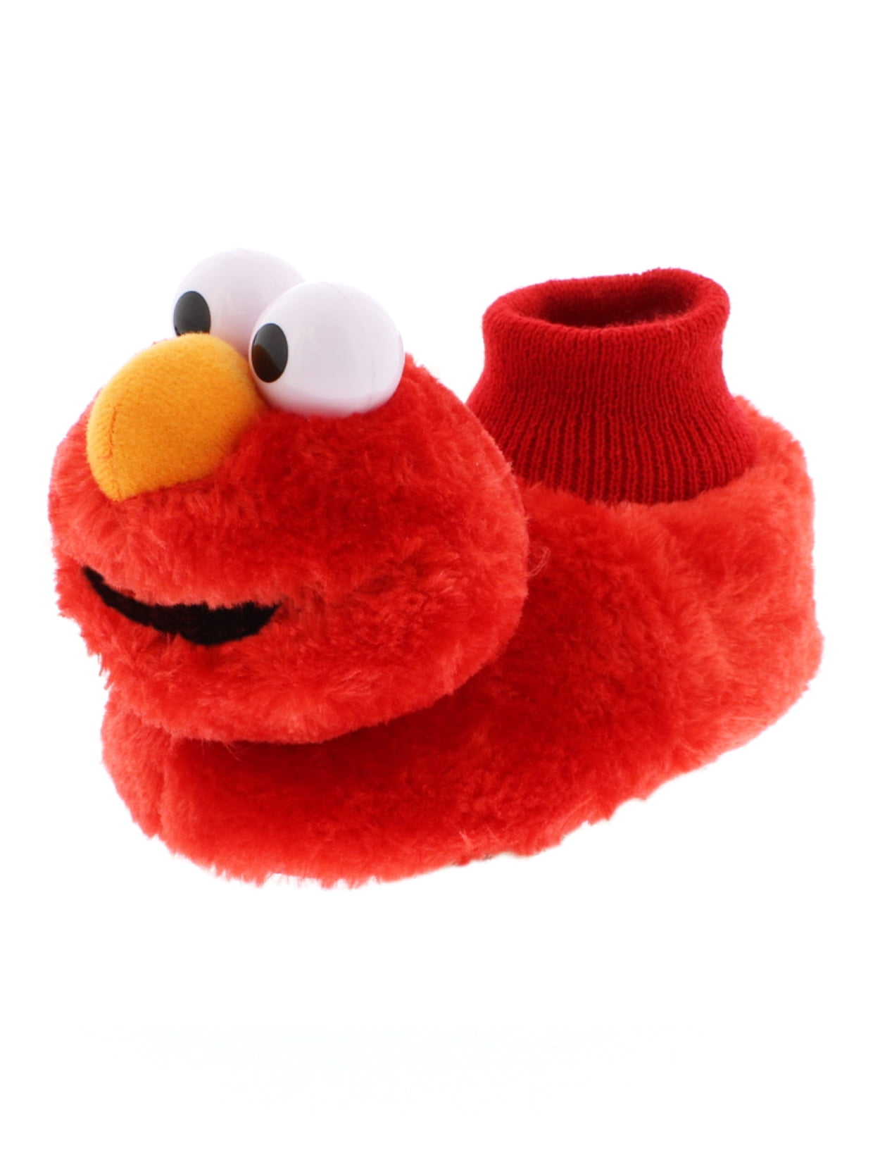 Size 3, 6-12 Months Sesame Street Elmo Infant-Baby Red Slipper Shoes 