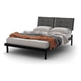 thumbnail image 1 of Delaney Platform Bed in Textured Black Finish (Queen: 89.25 in. L x 61 in. W x 44.25 in. H), 1 of 2