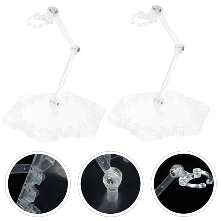 FELTECHELECTR 2Pcs Action Figure Stands Model Support Stand Figures Collectors