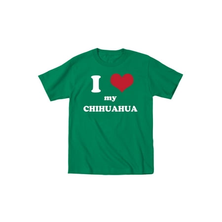 

Instant Message - I (Heart) Chihuahua-YOUTH SHORT SLEEVE TEE-S