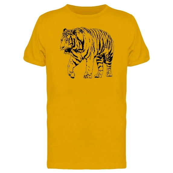 Big Amazing Tiger Sketch Tee Men's -Image by Shutterstock