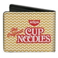 thumbnail image 2 of Nissin Foods Wallet, Bifold, The Original Cup Noodles Logo Noodle Wave White Orange Red, Vegan Leather, 2 of 5