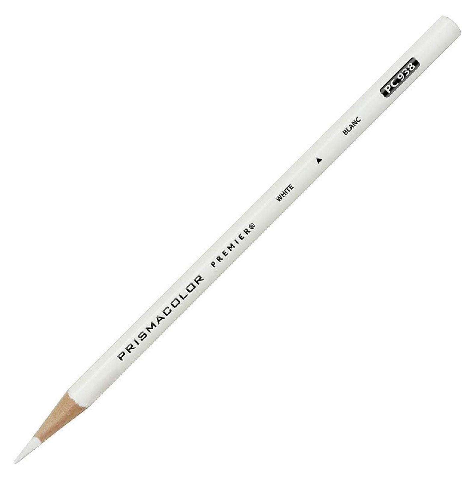 3365 Premier Soft Colored Pencil, White (Pack of 12)