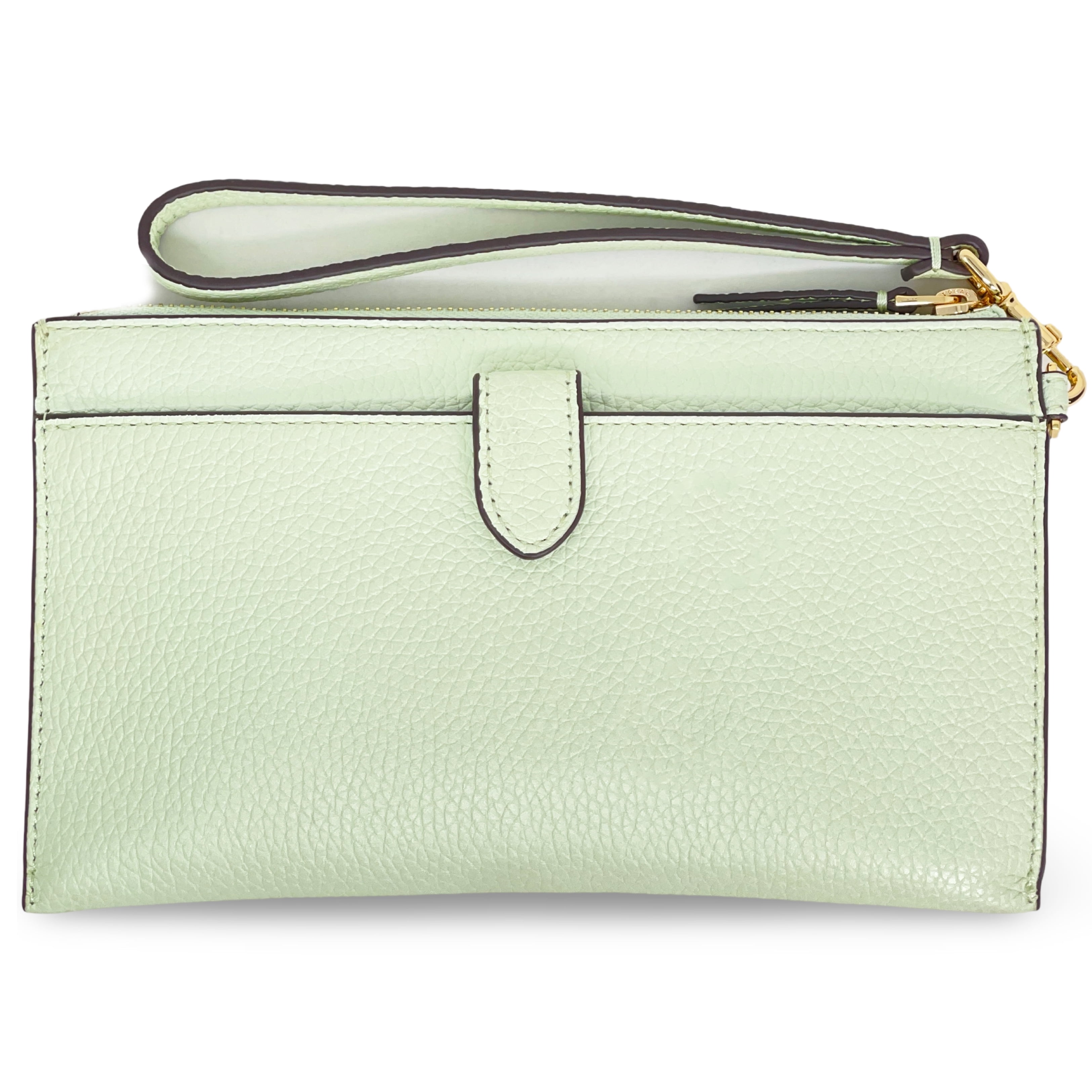 Tory Burch Women's Chelsea Pebbled Leather Top Zip Phone