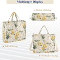 thumbnail image 6 of FORMRS Womens Corduroy Tote Bag Crossbody Shoulder Handbag with Pocket, White Rabbits, 6 of 7