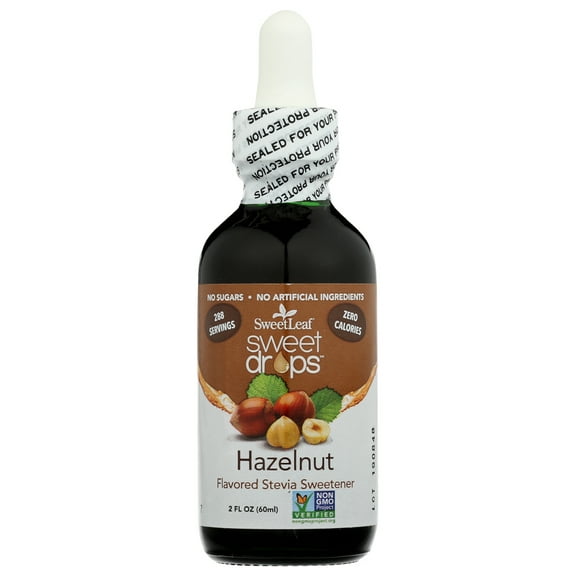 Sweet Leaf Sweet Drops, Stevia,Hazelnut, 2 Fl Oz, Pack Of 1