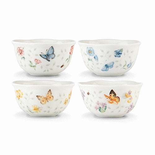 Lenox Butterfly Meadow 12 Ounce Petite Dessert Bowl, Set of 4 Walmart