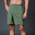 thumbnail image 5 of Mlzmgr Gym Shorts for Men 9 Inch Inseam Breathable Spandex Stretchy Shorts Outdoor Running Moisture Wicking Shorts, 5 of 8