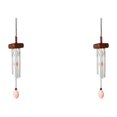 thumbnail image 4 of kurtrusly Beautify Home With Wind Chime Pendant In Unique Style Small Wind Chimes Elegant Decoration Materials vermilion 2Set, 4 of 6