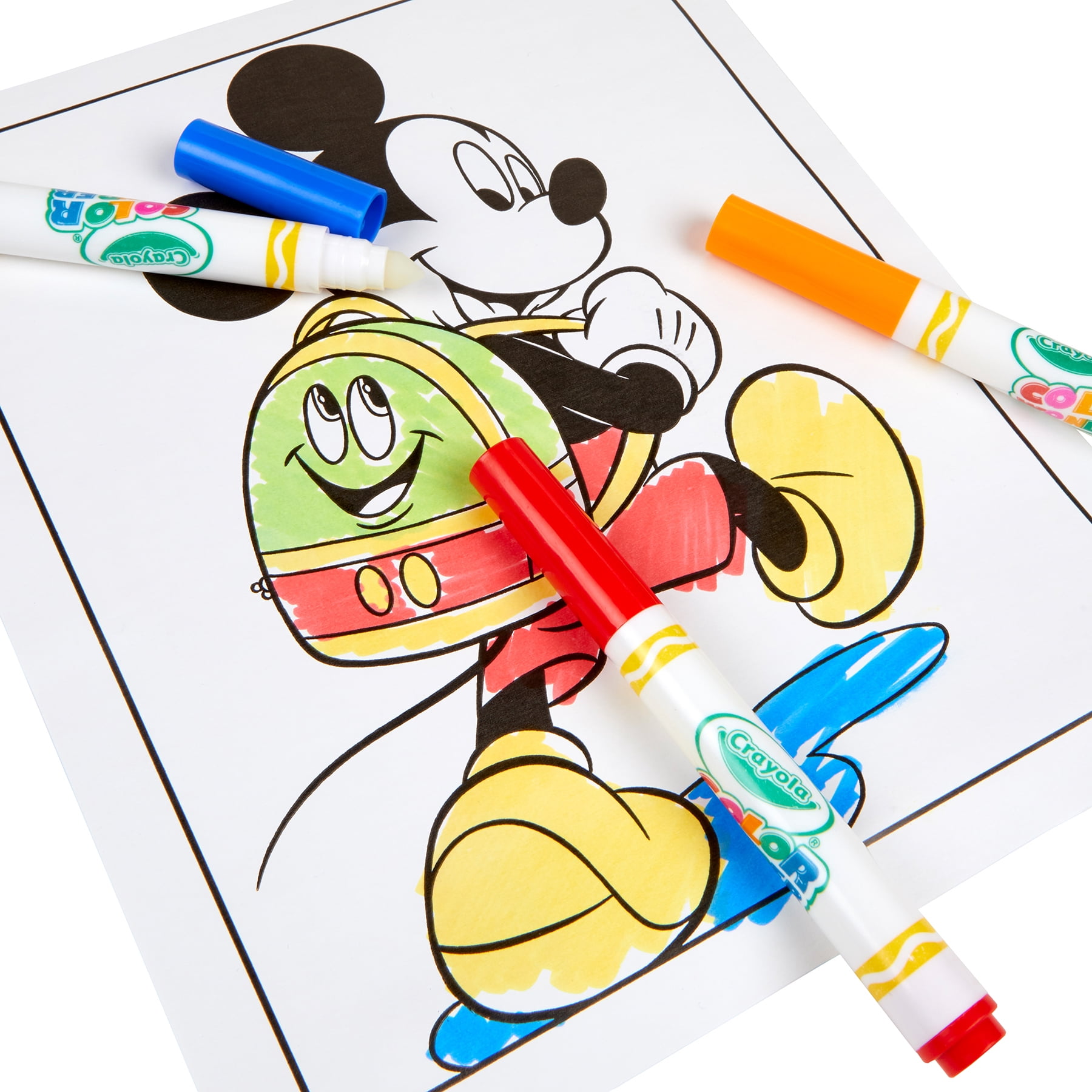 Crayola Color Wonder Coloring Pad & Markers, Mickey, 2 Sets
