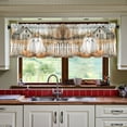 thumbnail image 3 of Yayeee Kitchen Curtains Tier Set of 2 Light Filtering 57"x36" Over Sink Window Panels, Cute Halloween Pumpkins, 3 of 7