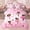 Girl 03, variant on Erosebridal Kawaii Unicorn Kids Twin Bedding Sets, Rainbow Cloud Bedding Comforter Set, Pink Reversible, 7pcs