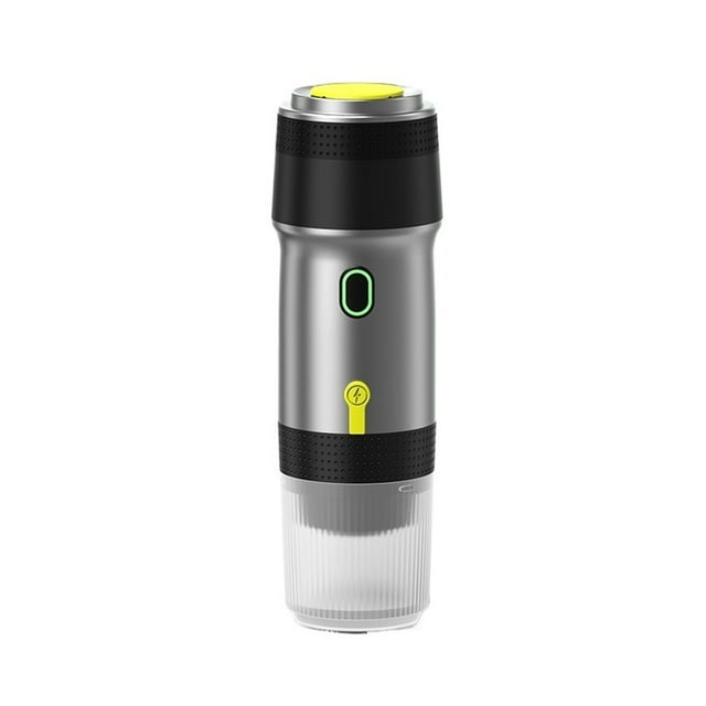 Machine à Café Électrique Portable Machine à Espresso Italienne Portable pour Voiture et Maison 3-en-1 Capsule Poudre Cafetière de Voyage, Réservoir Amovible