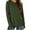 Army Green, variant on Bxsruta Womens Long Sleeve Tops Crewneck Pullover Shirts Basic Tee Casual Athletic Tops
