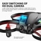 thumbnail image 5 of 720P HD Cámara FPV Drone 3D Flip 2.4G Flujo óptico LED RC Quadcopter (2 baterías) Ehuebsd libre de BPA, 5 of 9