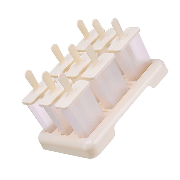 Inteprter Molde para helados, máquina para hacer helados caseros diy, molde profesional para polos, moldes para paletas, bandeja, accesorios de cocina DIY Type4 NO4 Inteprter HA006674-03