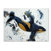 Trademark Fine Art 'Killer Whale of a Tale' Canvas Art by Lauren Moss