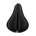 thumbnail image 3 of Cubierta de cojín de asiento de bicicleta para niños Diseño ergonómico ventilado con Fluya reflectante Anti slip Foam de memoria de alta densidad Negro, 3 of 8