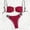 *Red, variant on ClodeEU Women's Bikini Set ,Comfortable Two Piece Swimsuits White,Womens Plus M